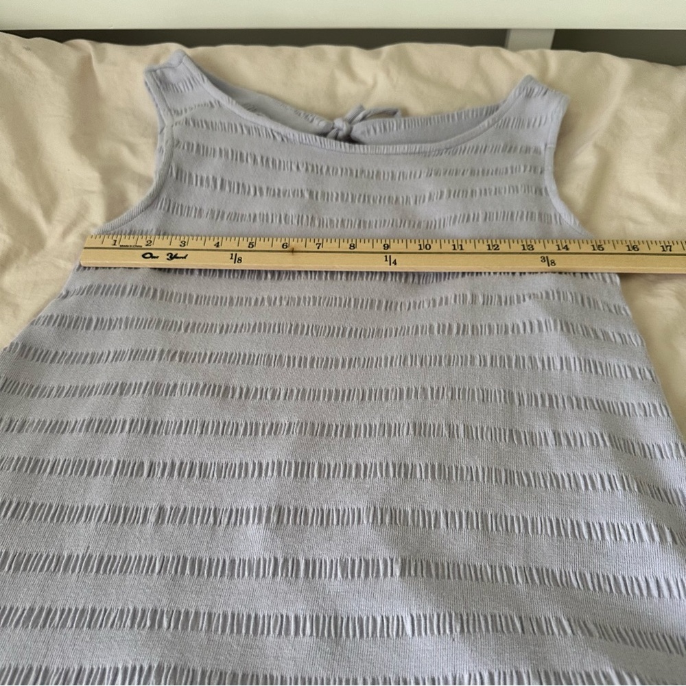 Anthropologie Lavender Open-Back Tiered Mini Dress Size M - Picture 8 of 13